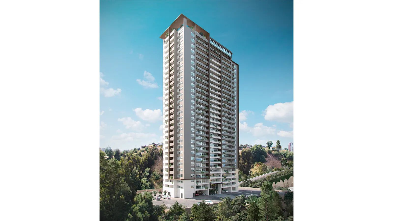 Render del proyecto Isla Picton en Viña del Mar